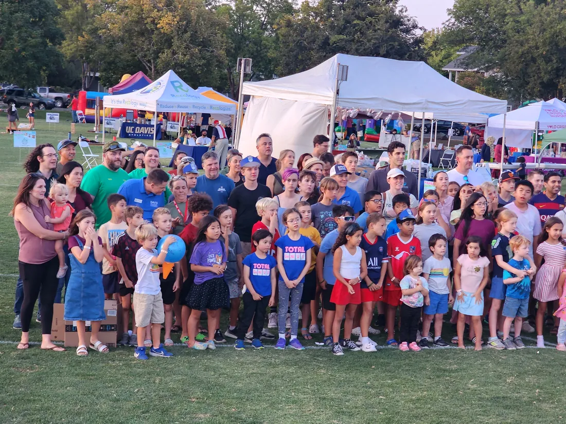 Families enjoying Family Fun Fest